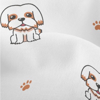Cartoon Shih Tzu Lightweight Performance Linen