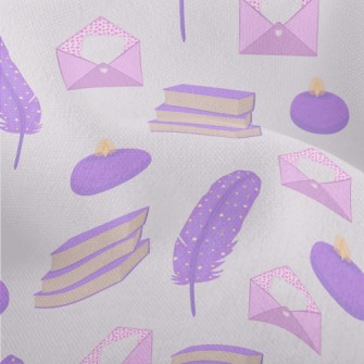 Purple Stationery Set Lightweight Performance Linen