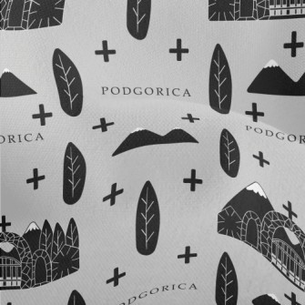 Podgorica Landmarks Lightweight Performance Linen