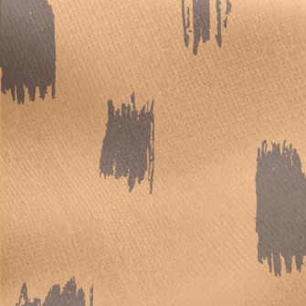 Hand Drawn Giraffe Spots Jersey Backed Fleece