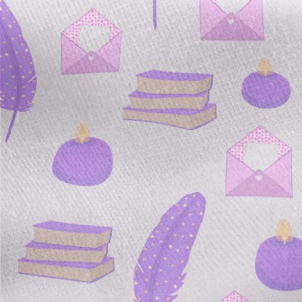 Purple Stationery Set Jersey Backed Fleece