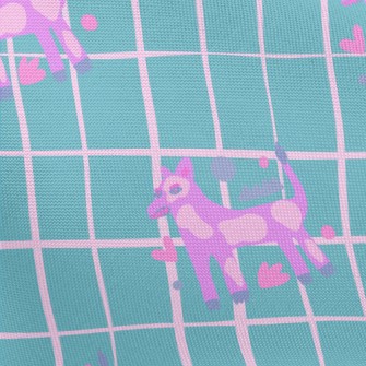 Abstract Fluorescent Dog Pongee