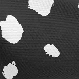 Black Dalmatian Pattern Pongee