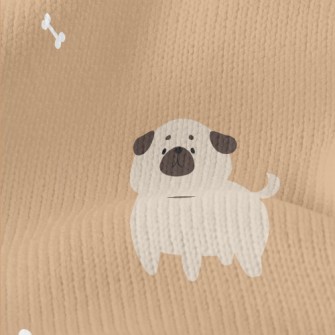 Cute Puppy Baby Stretch Jersey