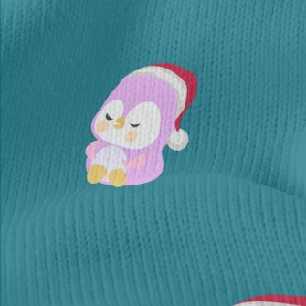 Colorful Christmas Penguin Stretch Jersey