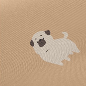 Cute Puppy Baby Midweight Cotton Poplin