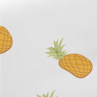 Cartoon Pineapple Midweight Cotton Poplin