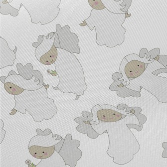 Cartoon Kind Angel Midweight Cotton Poplin