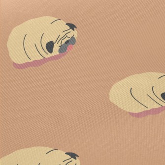 Sleeping Pug Midweight Cotton Poplin
