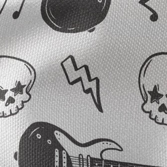 Skeleton Rhythm Electric Guita Waterproof Canvas