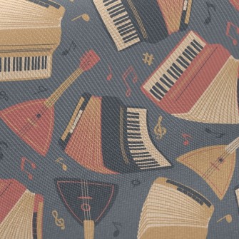 Accordion And Guitar Twill