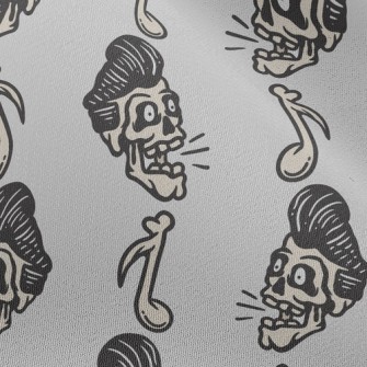Dynamic Elvis Skull Chiffon