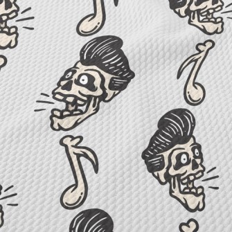 Dynamic Elvis Skull Birdseye Piqué