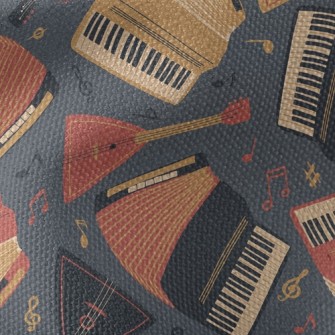 Accordion And Guitar Waterproof Canvas