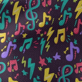 Colorful Fluorescent Notes Waterproof Canvas