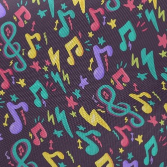 Colorful Fluorescent Notes Twill