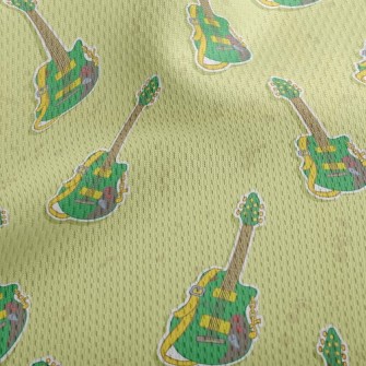 Special Color Electric Guitar Athletic Mesh Flat Back