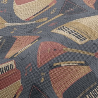 Accordion And Guitar Performance Linen