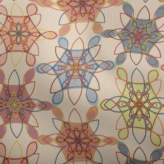 Neatly Arranged Flowers Dobby