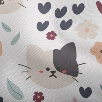 Big-headed Cat Visiting The Ga Dobby