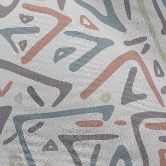 Colorful Multi-color Boomerang Chiffon