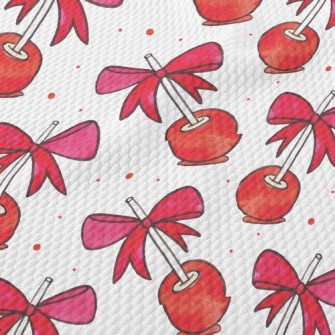 Bright And Cute Bow Birdseye Piqué