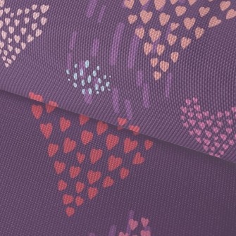 Small Hearts Gather Big Hearts Waterproof Oxford