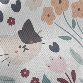 Big-headed Cat Visiting The Ga Standard Corduroy