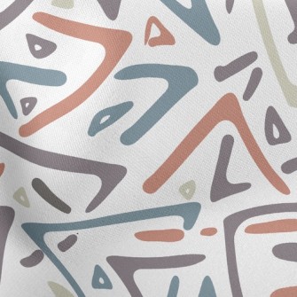 Colorful Multi-color Boomerang Stretch Ponte