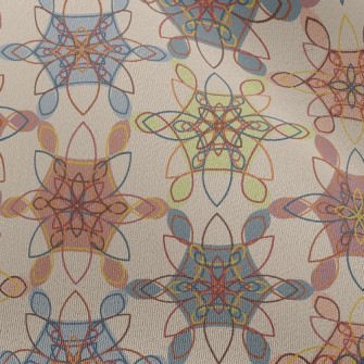 Neatly Arranged Flowers Chiffon