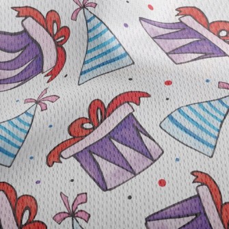 Cute Gift Party Hat Athletic Mesh Flat Back
