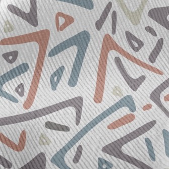 Colorful Multi-color Boomerang Standard Corduroy