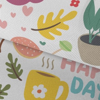 Rabbit Happy Day Waterproof Oxford