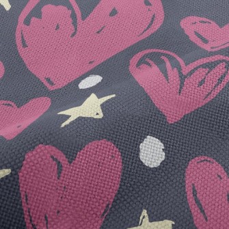 Graffiti Style Hearts Performance Linen