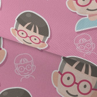 Little Melon Boy With Glasses Waterproof Oxford