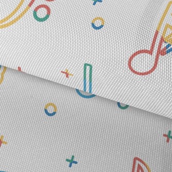 Colorful And Lively Notes Waterproof Oxford