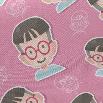Little Melon Boy With Glasses Twill