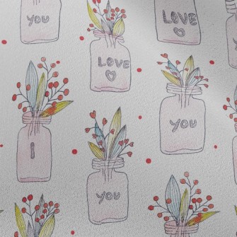 I Love You Creative Potted Pla Chiffon