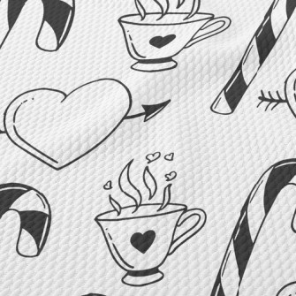 Sweet Lollipop Love Tea Birdseye Piqué