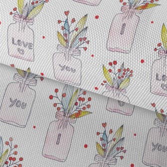 I Love You Creative Potted Pla Waterproof Oxford