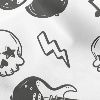 Skeleton Rhythm Electric Guita Micro Fleece