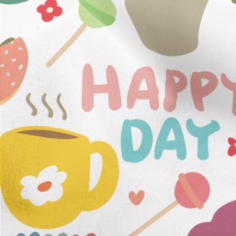 Rabbit Happy Day Micro Fleece