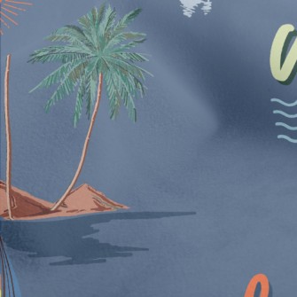 Summer Ocean Vacation Micro Fleece