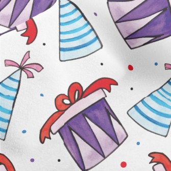 Cute Gift Party Hat Micro Fleece