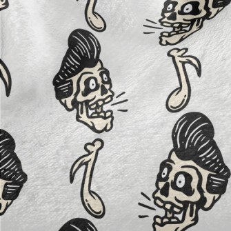 Dynamic Elvis Skull Minky