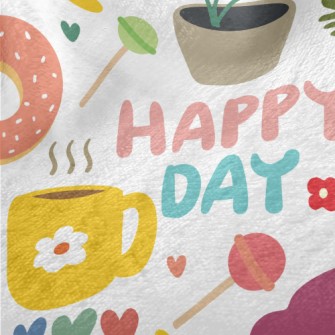 Rabbit Happy Day Minky