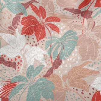 Colorful Tropical Rainforest Minky