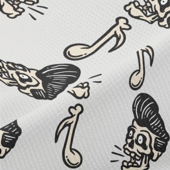 Dynamic Elvis Skull Piqué