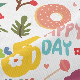 Rabbit Happy Day Piqué