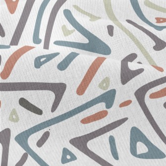 Colorful Multi-color Boomerang Modern Jersey